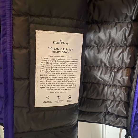 Stone Island Down Jacket, Size L - Picture 10 of 10